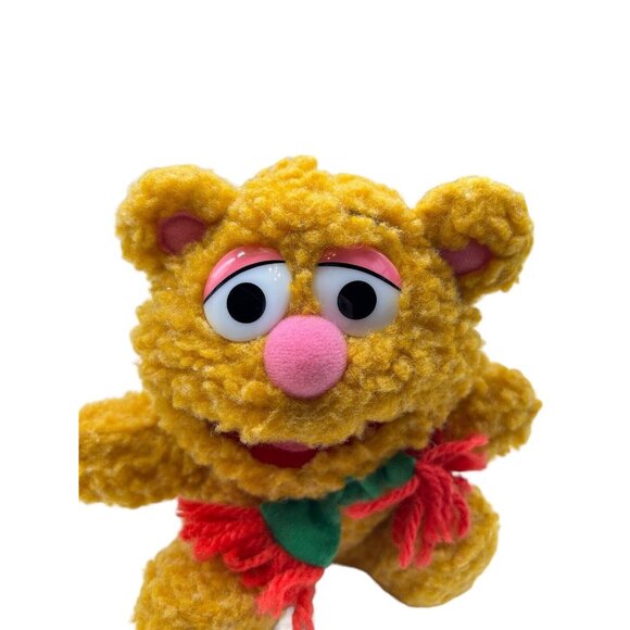 Vintage 1987 Baby Fozzie Bear Muppet Babies 8” Christmas Plush Toy Jim Henson - Picture 7 of 8